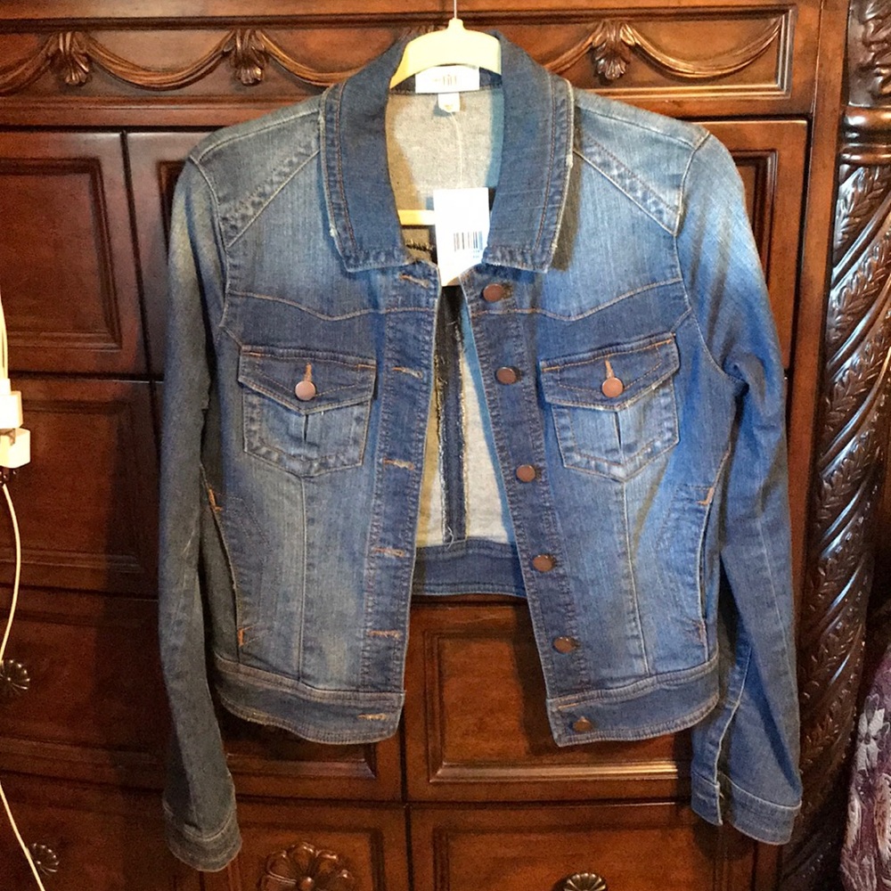 Love Fire Blue Jean Jacket